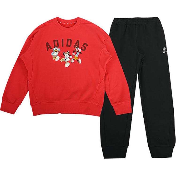 Adidas Adidas x Disney Casual Sportswear Red Black Children Aged 3 7 Years Old