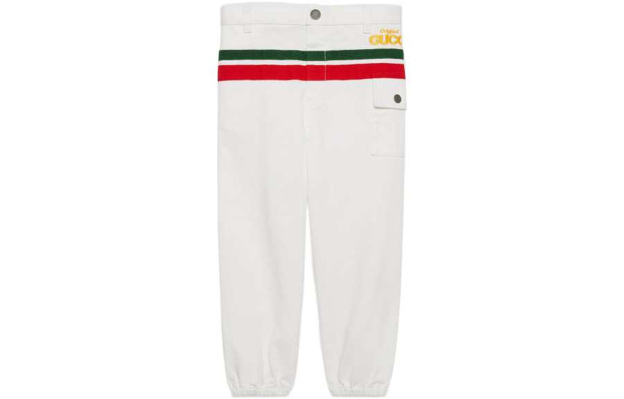 GUCCI Sweatpants SS22 White Kids'