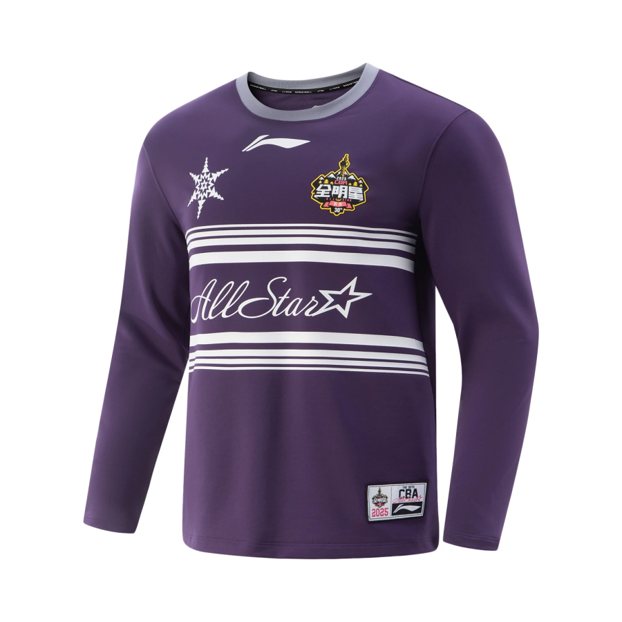 Li-Ning Li Ning Basketball Collection T Shirt Men's Eggplant Purple