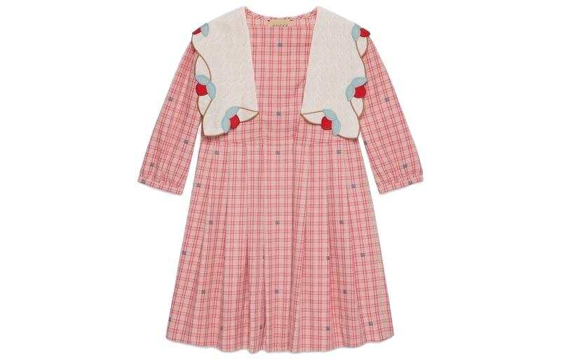 GUCCI Kids Dresses Square Collar Moderate Mid Length