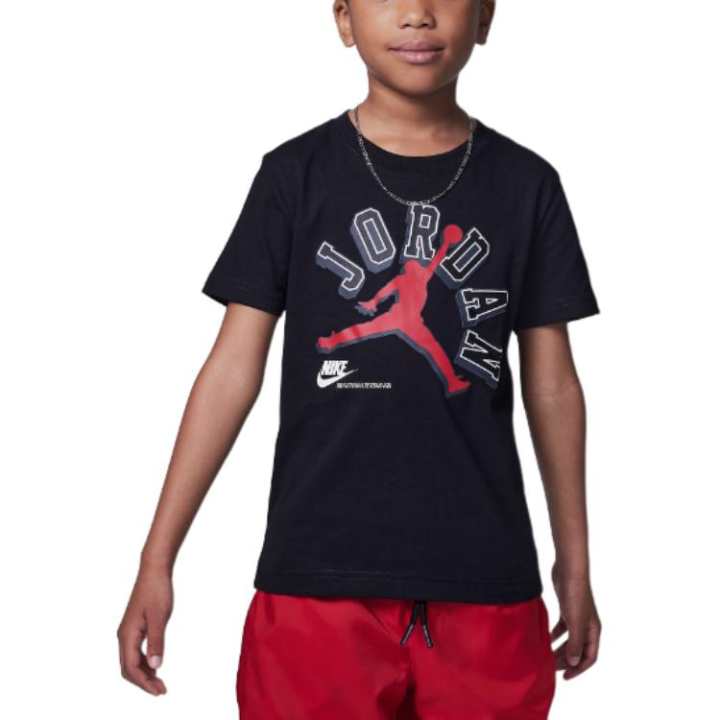 Jordan Jordan Varsity Jumpman T Shirt Black Children Aged 3 7 Years Old