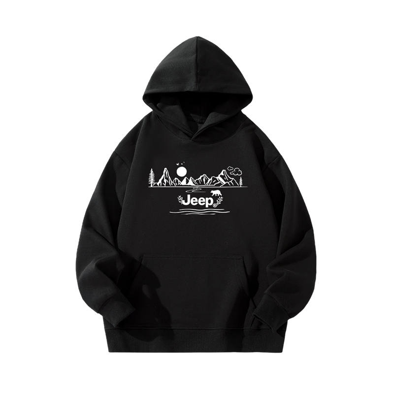 Jeep Grade School Sweatshirts Hooded Moderate