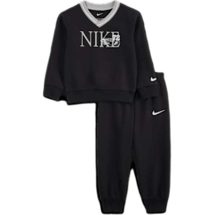 Nike Nike Casual Sportswear Heritage Gray Black Infant And Toddler