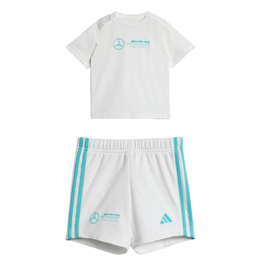 Adidas Adidas x MERCEDES AMG PETRONAS F1 Casual Sportswear TEAM SS25 DNA White/Semi Mint Green Infant And Toddler