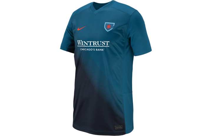 Nike Nike Chicago Red Stars 2024 Stadium Secondary T Shirt Blue Kids'