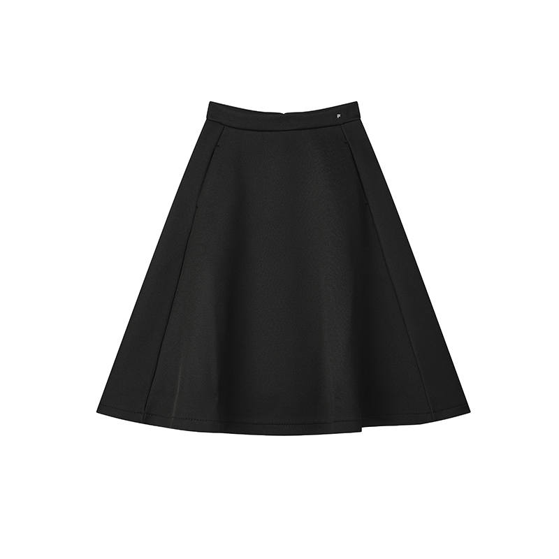 FILA MILANO Casual Long Skirt Women's Jet Black