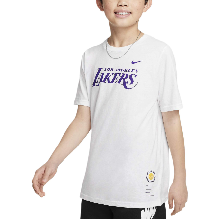 Nike Nike x NBA Los Angeles Lakers T Shirt Essential White Teenagers