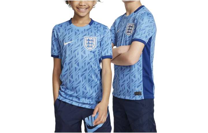 Nike Nike England 2023 Stadium Away T Shirt Kids' Blue