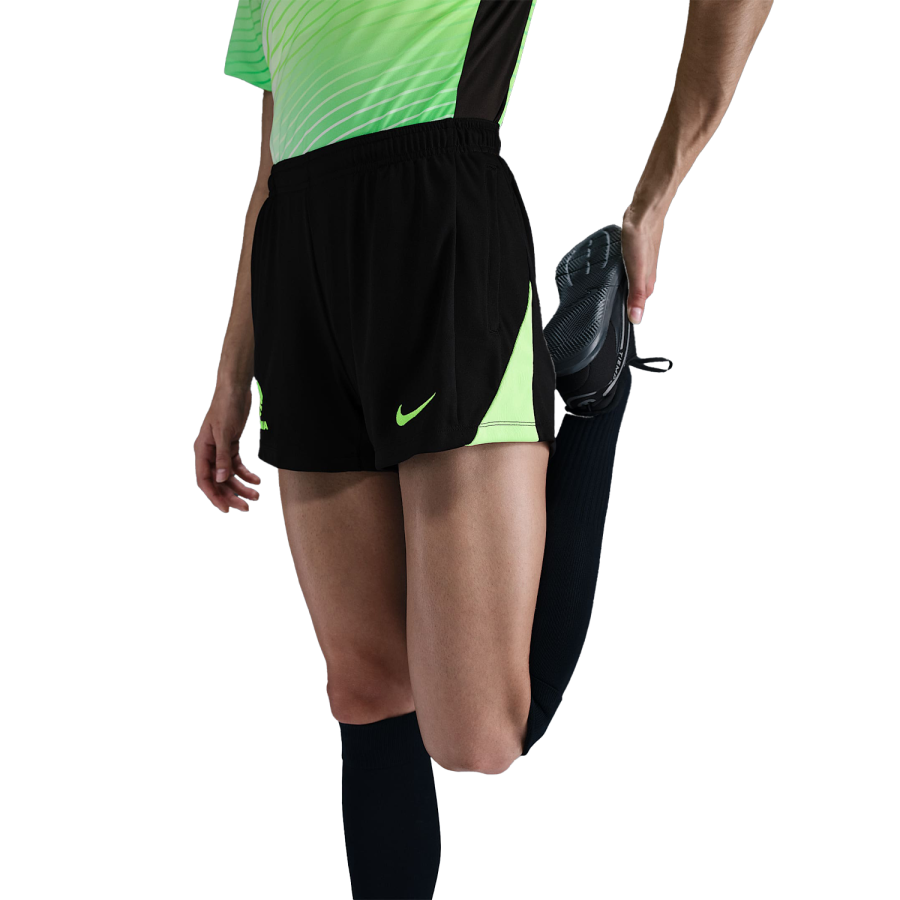 Nike Nike Dri Fit Australien Academy Pro Strick Fußballshorts Damen Soccer Bottom Women's Black/Lime/Lime