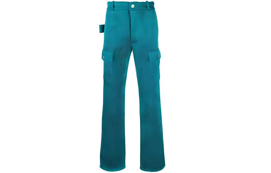 Bottega Veneta Casual Pants Men's Blue Moderate