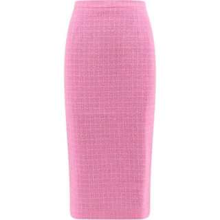 Alessandra Rich Casual Long Skirt Women's Pink