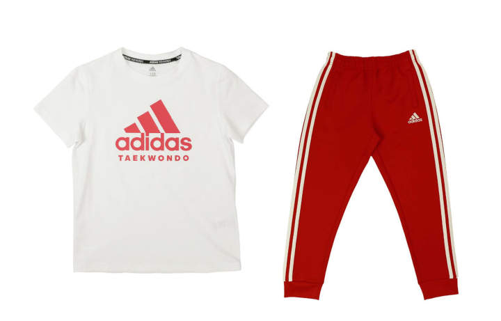 Adidas Adidas Casual Sportswear White/Red Kids'
