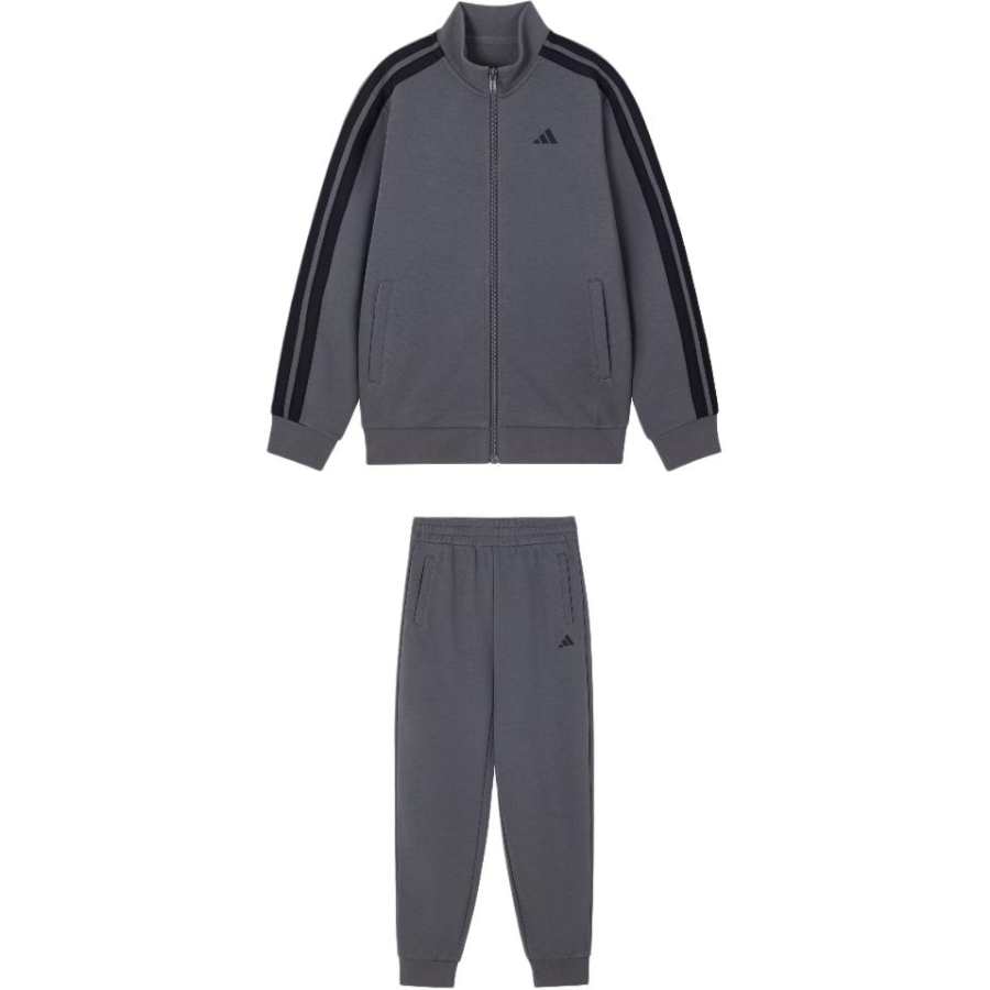 Adidas Adidas Casual Sportswear JK VR TRACKSUIT Dark Gray Children Aged 3 7 Years Old