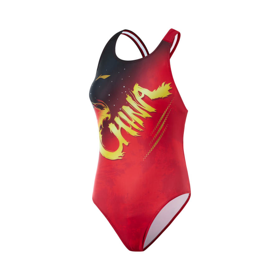 Li-Ning Li Ning Swim Collection One piece Swimsuit Women's Vermilion