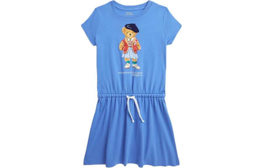 Polo Ralph Lauren Dress SS24 Blue Kids'