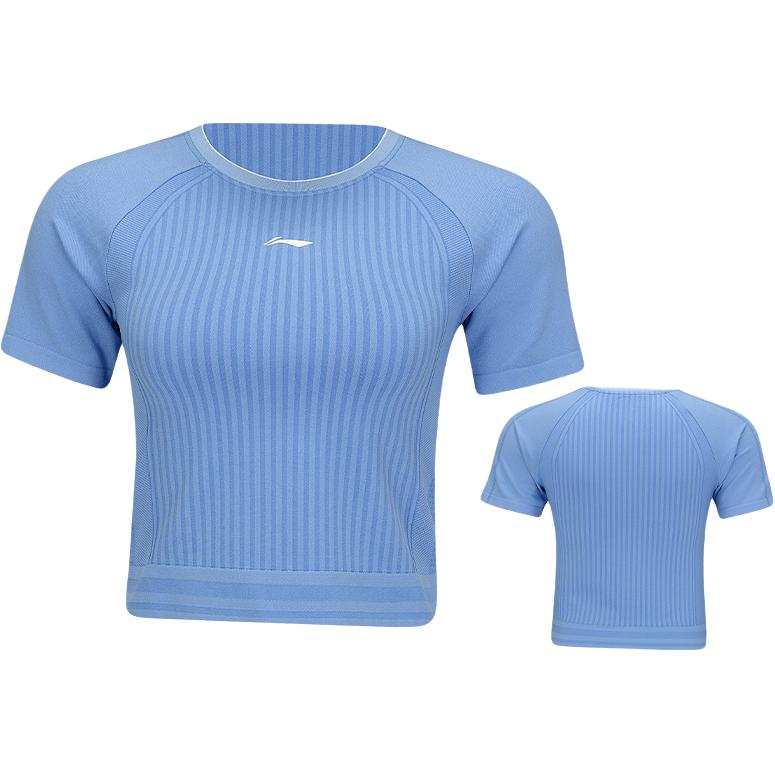 Li-Ning Li Ning Badminton Jersey Women's Snow Blue