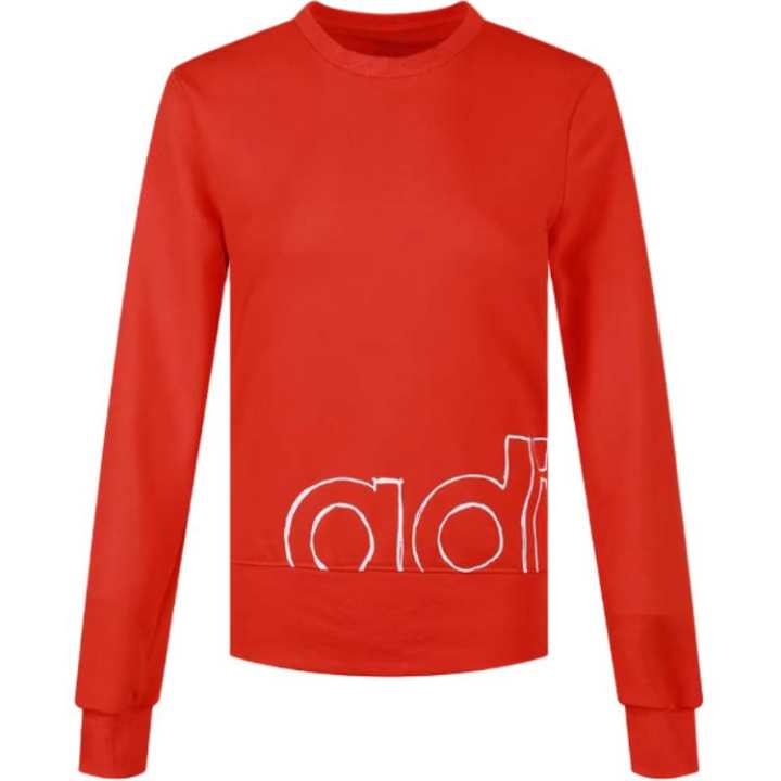 Adidas Adidas Sweatshirt YG LOGO CREW Red Teenagers