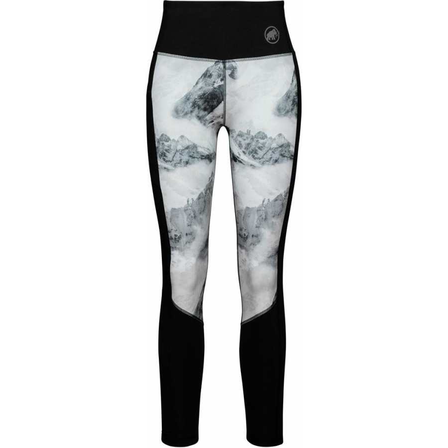 MAMMUT Massone AOP Sports Pants Women's Black White
