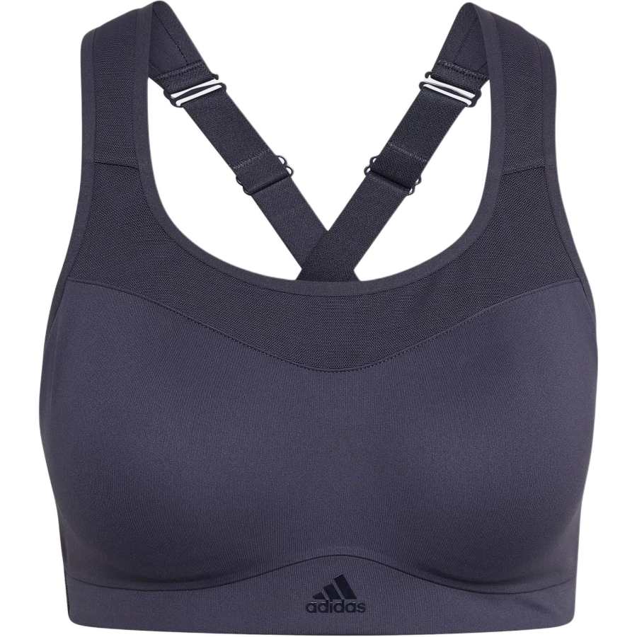 Adidas Adidas TLRD IMPACT HIGH SUPPORT BRA Sports Underwear Women's Dark Gray & Navy Blue