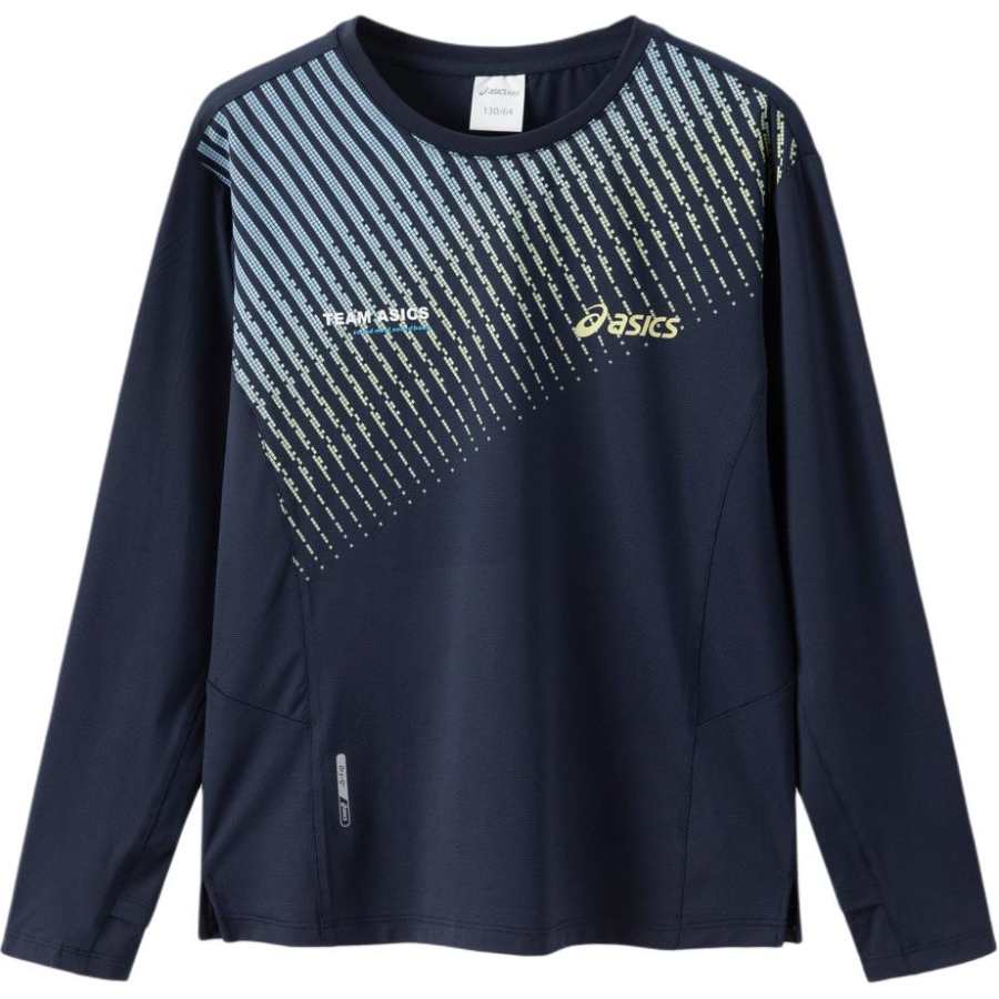 Asics T Shirt Navy Blue Teenagers