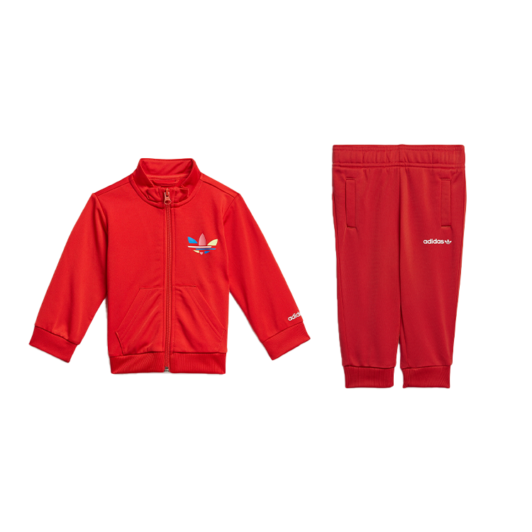 Adidas Originals Casual Sportswear Bright Pink Red Fluorescent Infant And Toddler