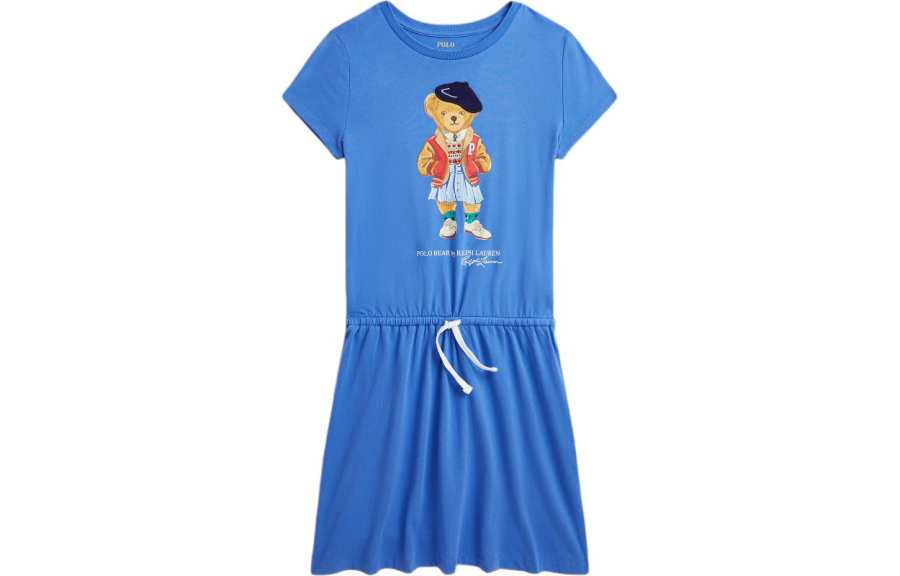 Polo Ralph Lauren Dress SS24 Blue Kids'