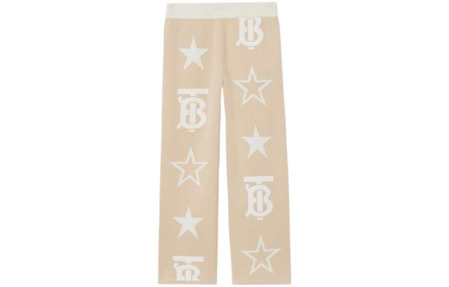 Burberry Full Length Pants Kids' Apparel FW22 Apricot Kids'
