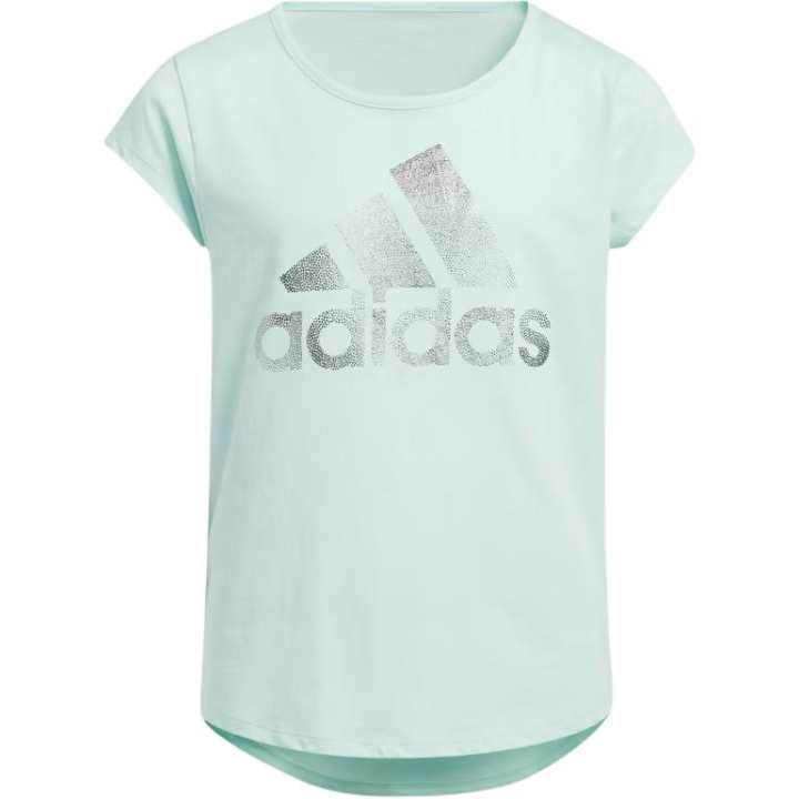 Adidas Adidas T Shirt Scoop Neck Tee Mint Green Kids'