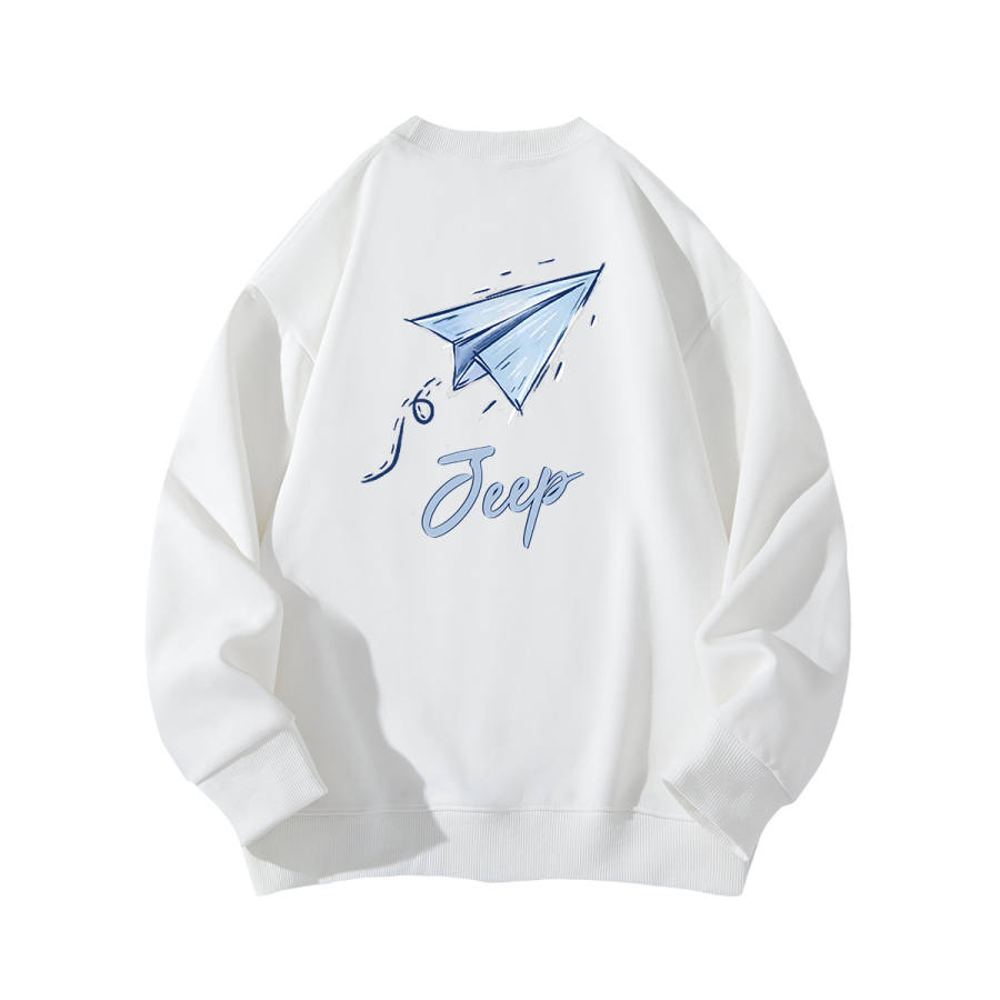 Jeep Jeep Grade School Sweatshirts Crew Neck Thickened