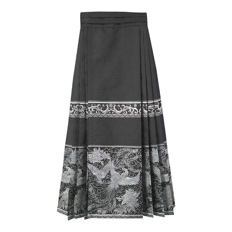 Fabric Pig Casual Long Skirt Women's Black