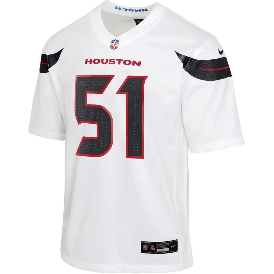 Nike Nike NFLHouston T Shirt Will Anderson Jr. Texans White Teenagers
