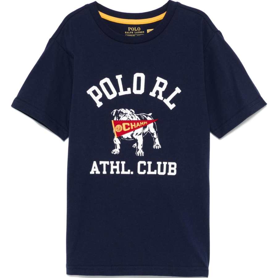 Polo Ralph Lauren T Shirt FW24 Marine Blue Kids'