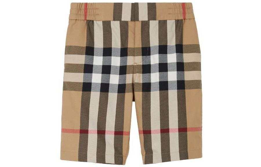 Burberry SS23 Casual Shorts Kids' Coffee