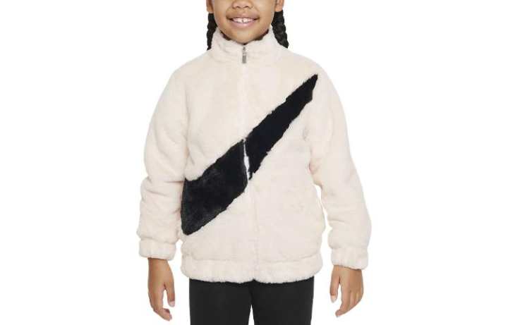 Nike Nike Velvet feel Coat White Kids'