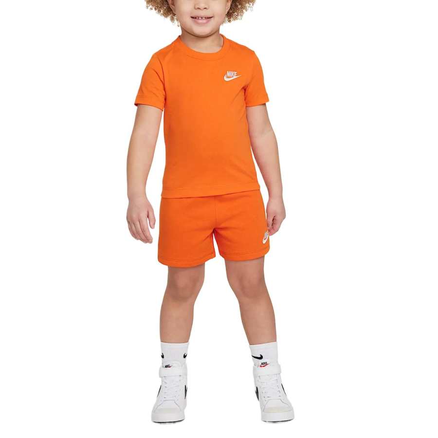 Nike Nike Casual Sportswear Safety Orange Infant And Toddler
