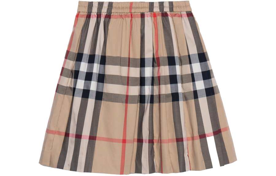 Burberry Multicolor Moderate Skirt Kids' Archive Beige