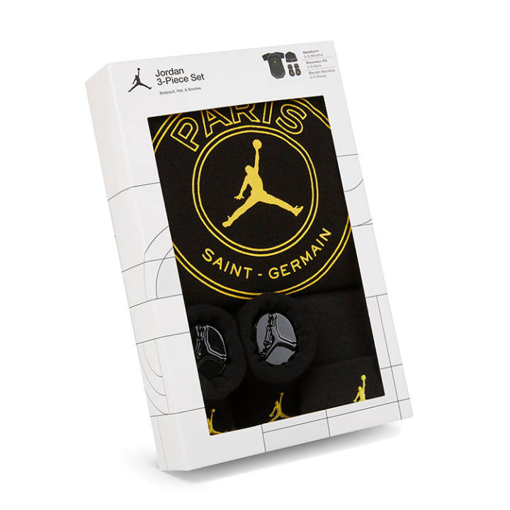 Jordan Jordan Infant And Toddler Suit Paris Saint Germain Black Infant And Toddler