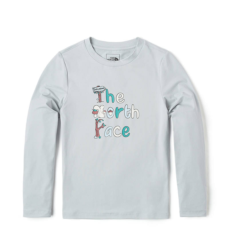 THE NORTH FACE T Shirt Starlight Gray Teenagers