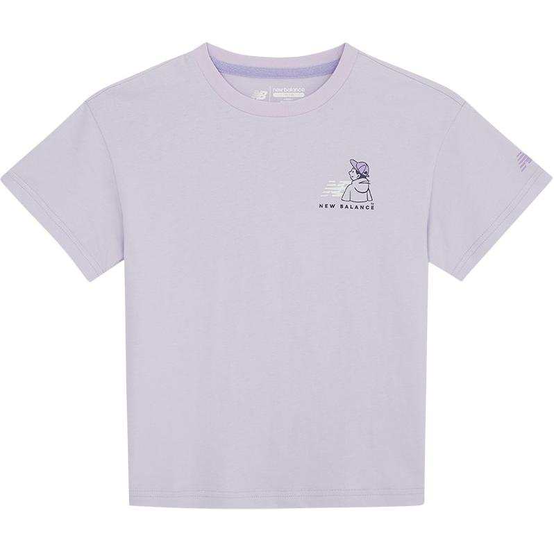 New Balance New Balance T Shirt Violet Children Aged 3 7 Years Old