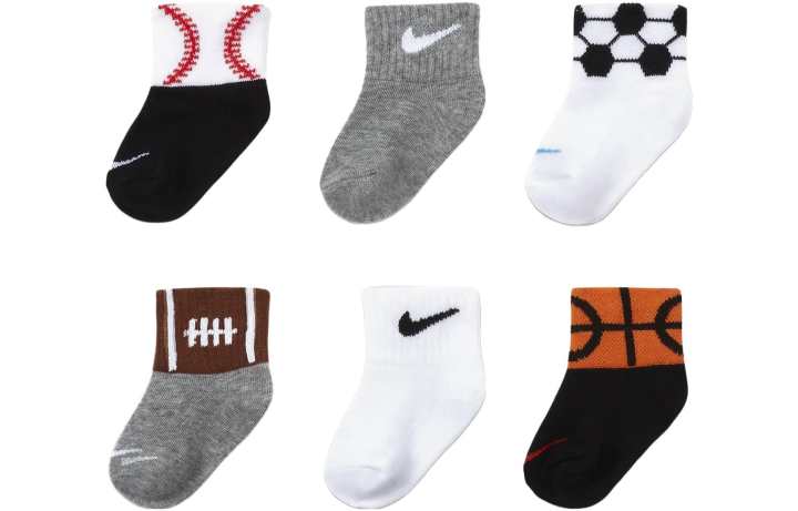 Nike Nike Socks 6 Pack Infant And Toddler