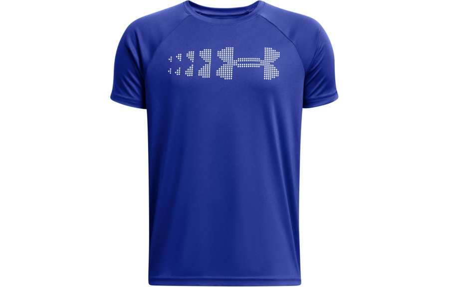Under Armour T Shirt UA Tech Stadium Lights Blue Kids'
