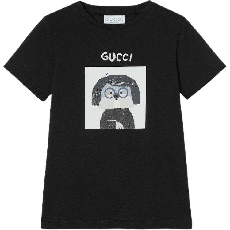GUCCI Kids T Shirts Crew Neck Moderate