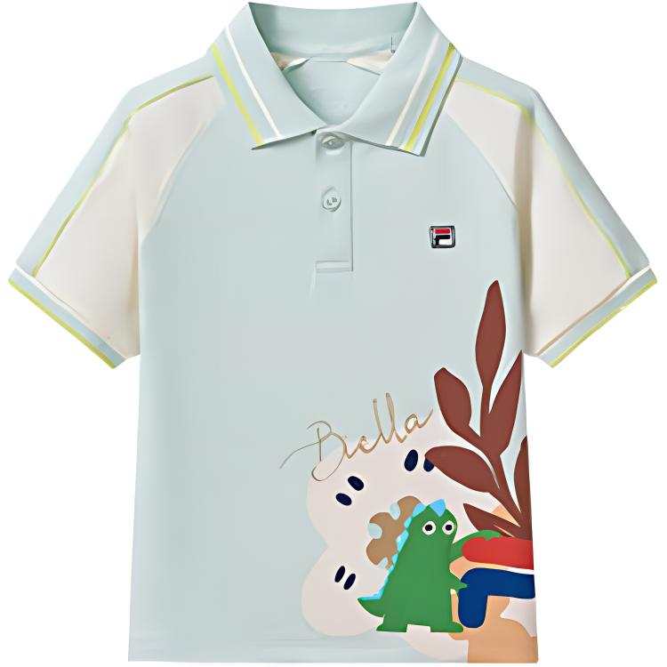 FILA KIDS T Shirt Pine Green Children Aged 3 7 Years Old