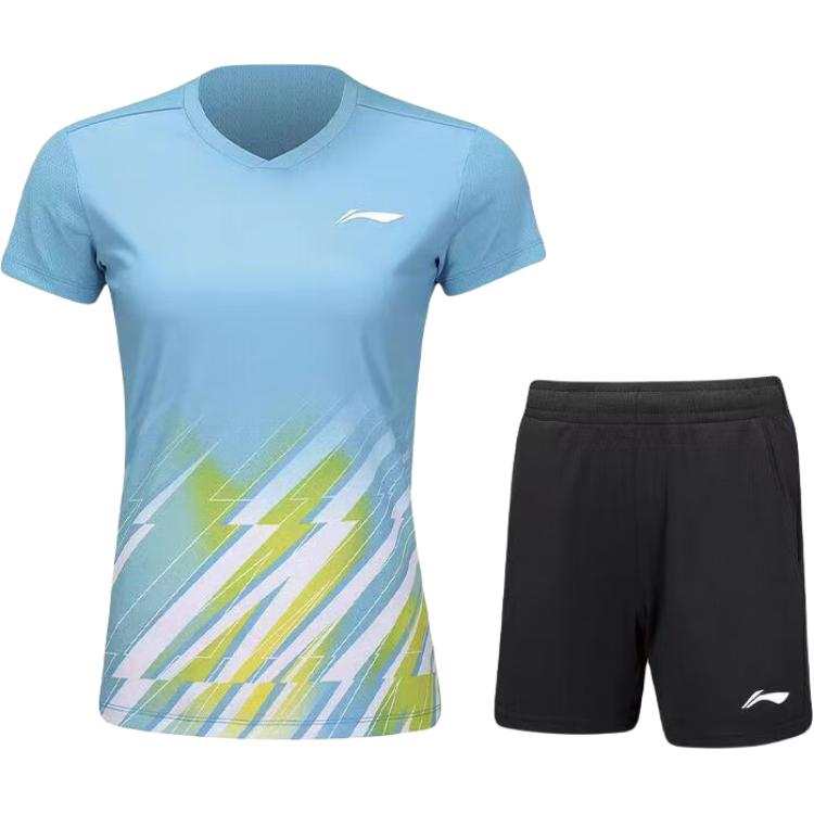 Li-Ning Li Ning Badminton Jersey Women's Blue Black