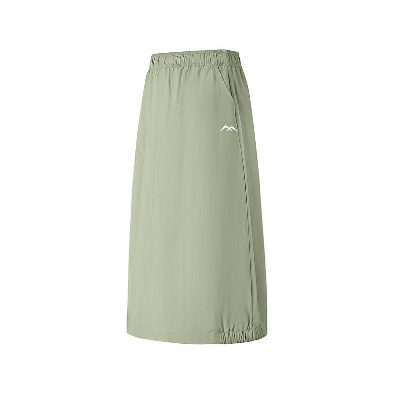 Skechers Casual Long Skirt Women's Seaweed Gray Green