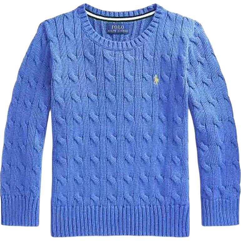 Polo Ralph Lauren Sweater SS24 Classic Version Blue Teenagers