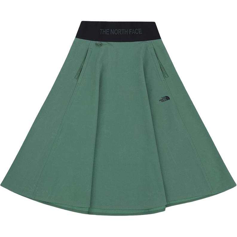 THE NORTH FACE Urban Exploration SS25 Casual Long Skirt Women's Duck Green
