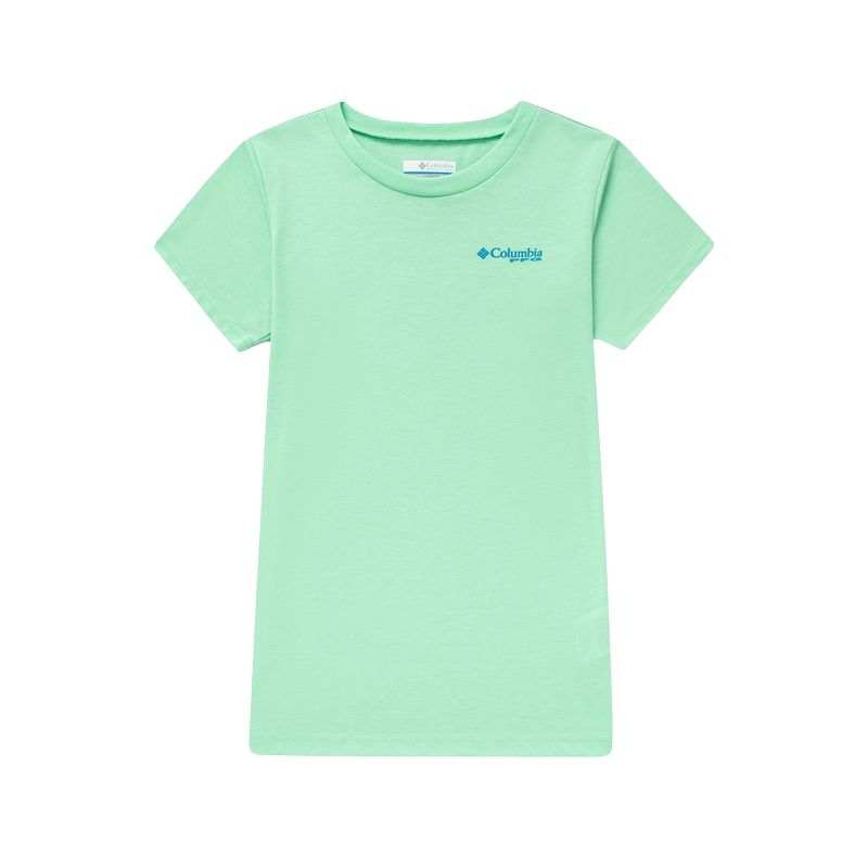 Columbia PFG T Shirt Green Kids'