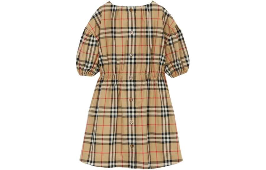 Burberry Dress Archive Beige Infant And Toddler
