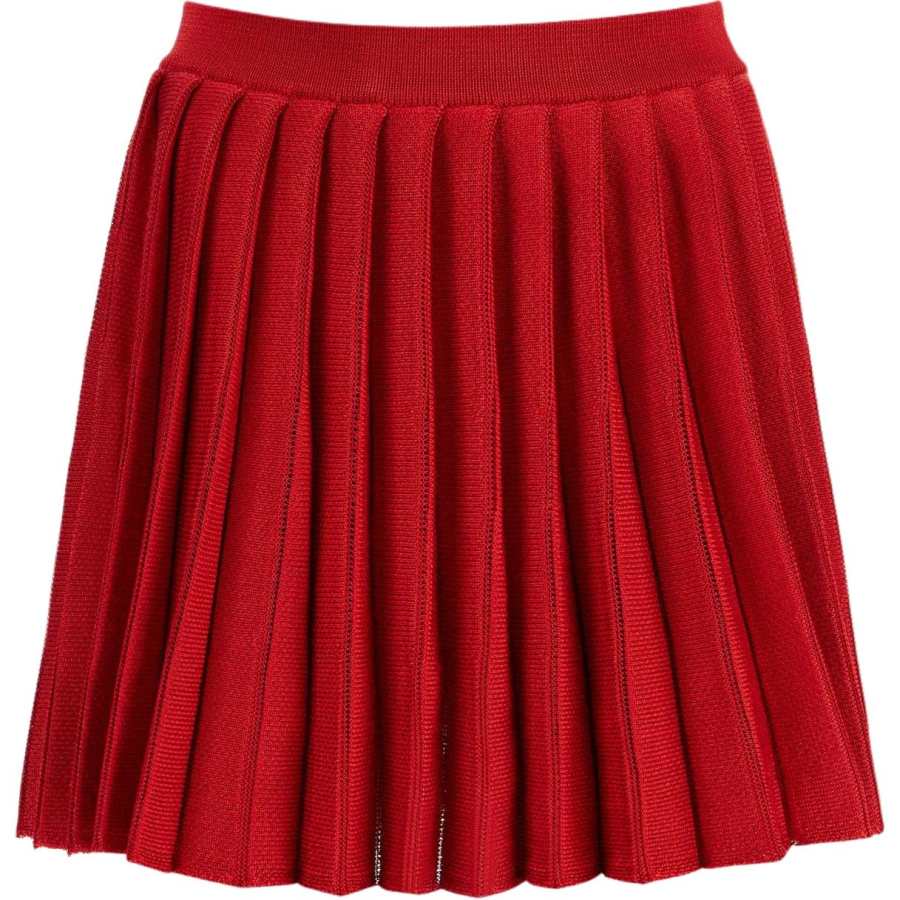 Self-portrait Self portrait Pleated Knit Mini Skirt